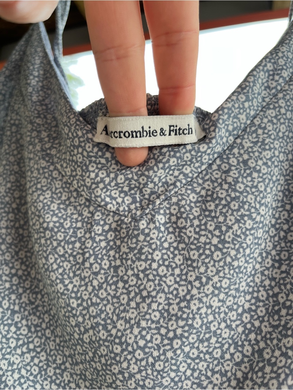 Abercrombie & Fitch Light Blue Floral Cami Tank - Picture 2 of 3